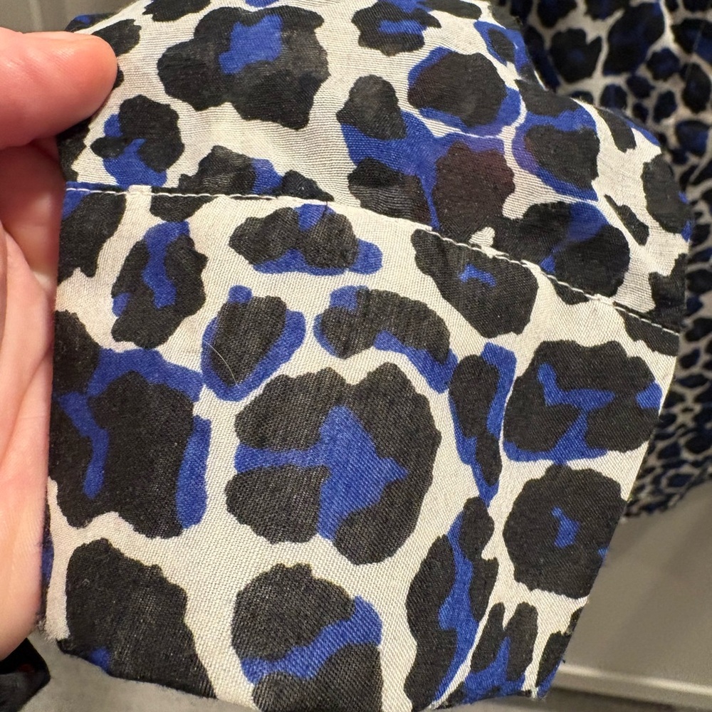Blue and Black Patterned Shirt - Picture 4 of 5